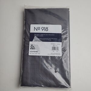 NEW No. 918 Emily Sheer Voile Curtain Panel. 'Charcoal' 59x84 #BT2